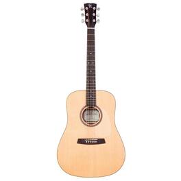 Kremona - Steel String Series M10 D-Style Acoustic Guitar with Case, Rosewood Fingerboard