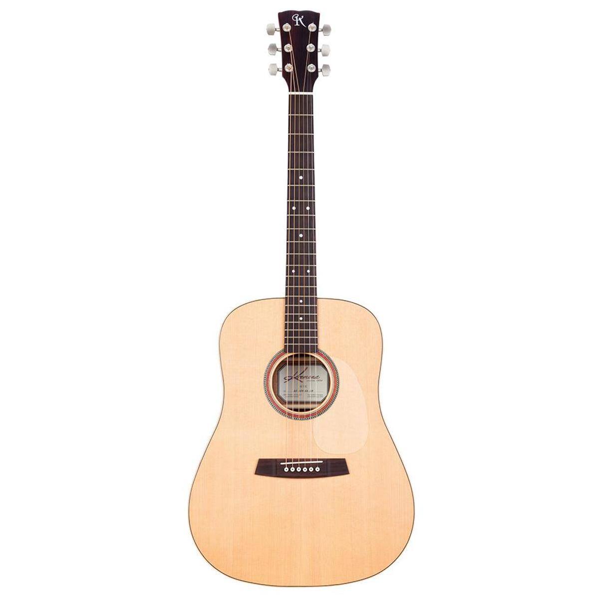 Front. Kremona - Kremona Steel String Series M10 D-Style Acoustic Guitar with Case, Rosewood Fingerboard.