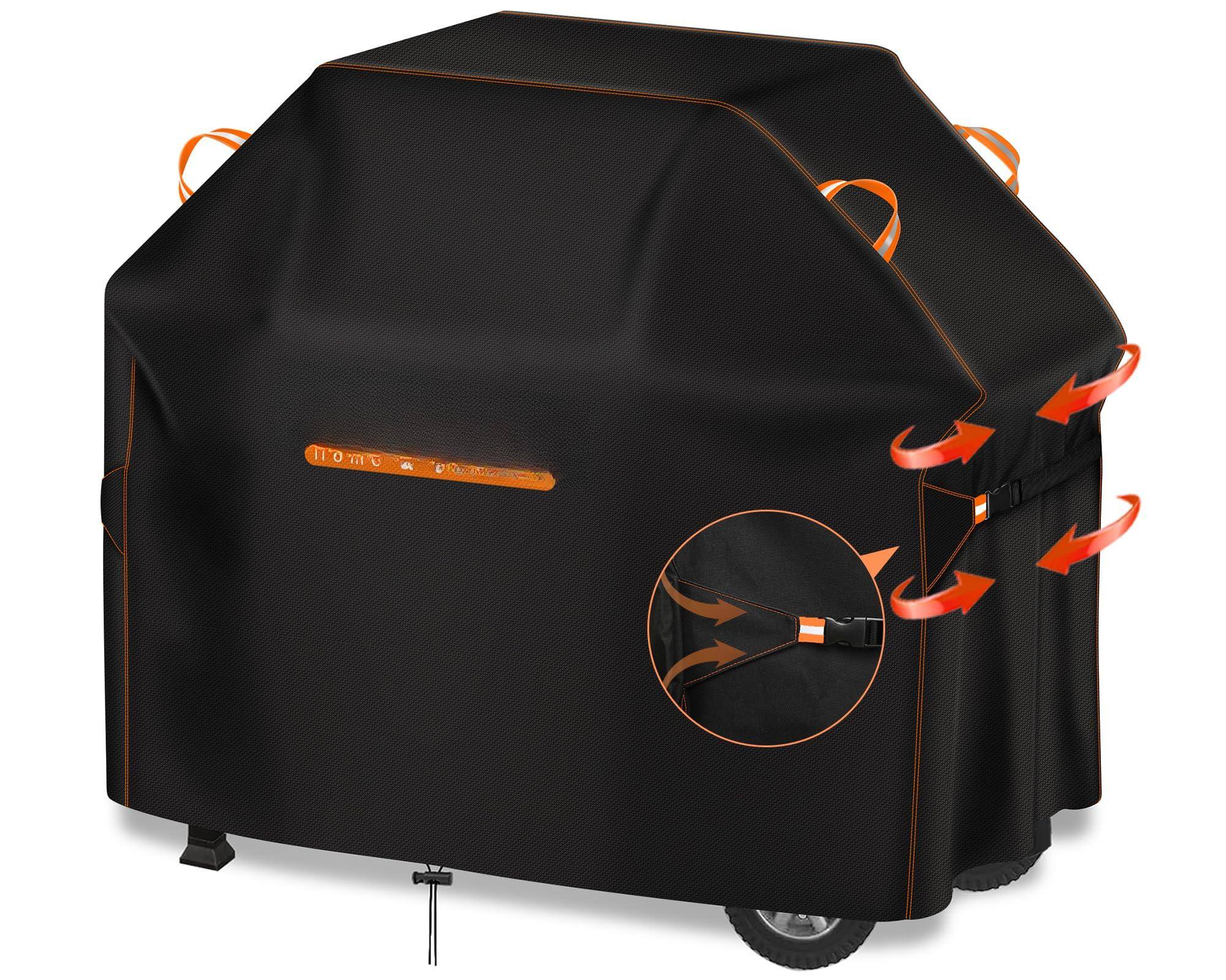 Front. Fabibe - Grill Cover For Blackstone 22"and 28"single Shelf Griddle Accessories Outdoor Waterproof And Windproof 44x22x25inch B... - 52L x 26D x 43H inch.