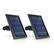 Front. Wasserstein - Solar Panel for Ring Spotlight Camera Battery and Ring Stick Up Camera Battery (2-Pack) - Black.