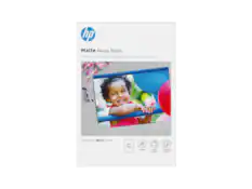 hp Matte Photo Paper
Make happy. Share happy. Bright matte photo paper. Rich, vivid colors.
Designed for INKJET printers
4x6 10x15
25 Sheets
48 lb 180 g/m²
Two-Sided Matte