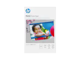 HP - Matte Photo Paper | 25 Sheets | 4" x 6" | Exceptional quality - White