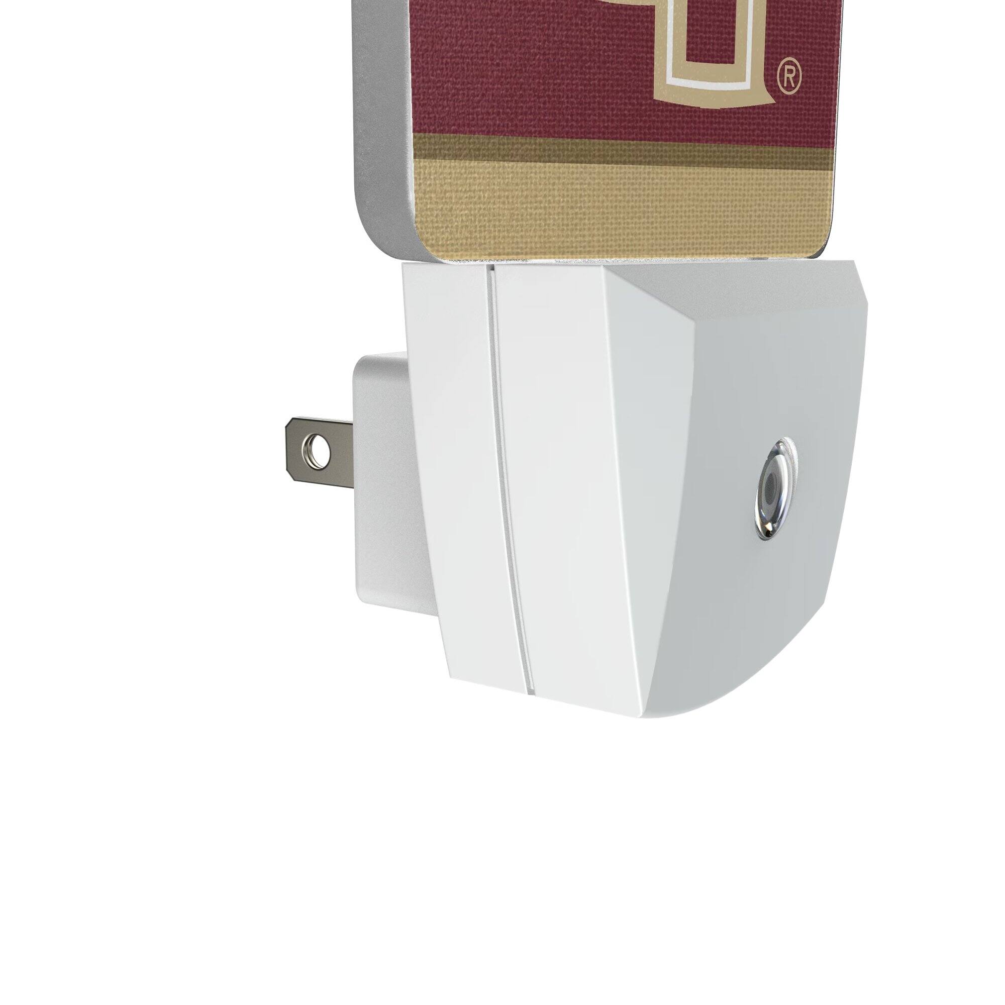 Alt View 2. Keyscaper - Florida State Seminoles Stripe Design Nightlight 2-Pack - Multicolor.