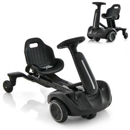 Costway - 6V Kids Ride On Drift Car Electric Drifting Go Kart for Kids with 360° Spin - Dark
