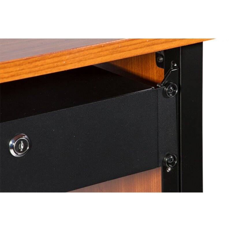 Alt View 1. On Stage Stands - OnStage RDLS2000 2U Locking Rack Drawer, Shallow (RDLS 2000) - Black.