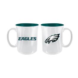 The Memory Company - Philadelphia Eagles 2-Pack 15oz. Iridescent Ceramic Mug Set - Multicolor