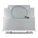 Alt View 7. Forno Appliances - Vomero 30" 5 Cu. Ft. Built-In Electric Convection Single Wall Oven - White.