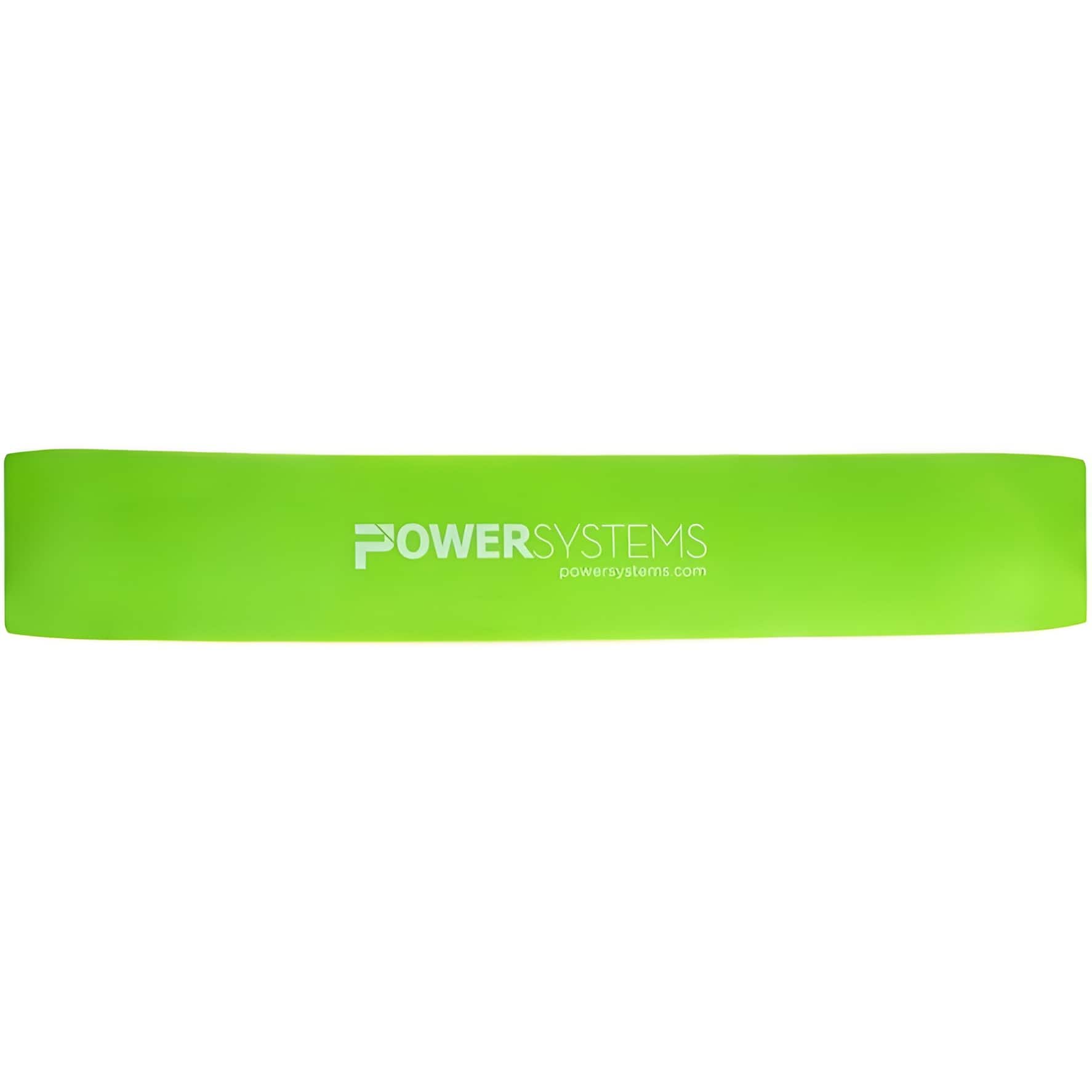 Power Systems - 12" Versa Loop Resistance Band - Light (7-27 lb) Durable Workout Bands - Lime Green