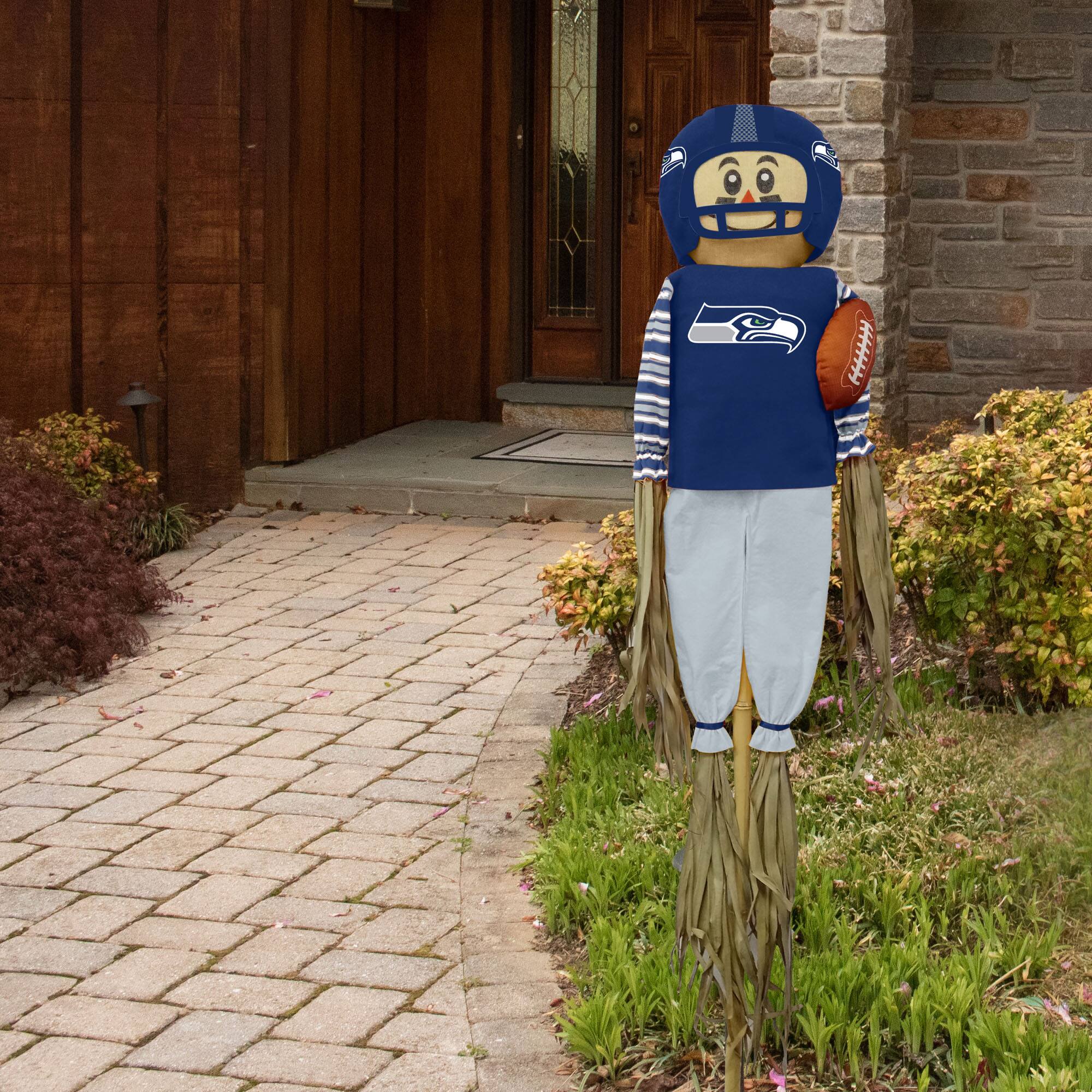 Alt View 2. Sporticulture - Seattle Seahawks 5' Team Pride Scarecrow - Multicolor.