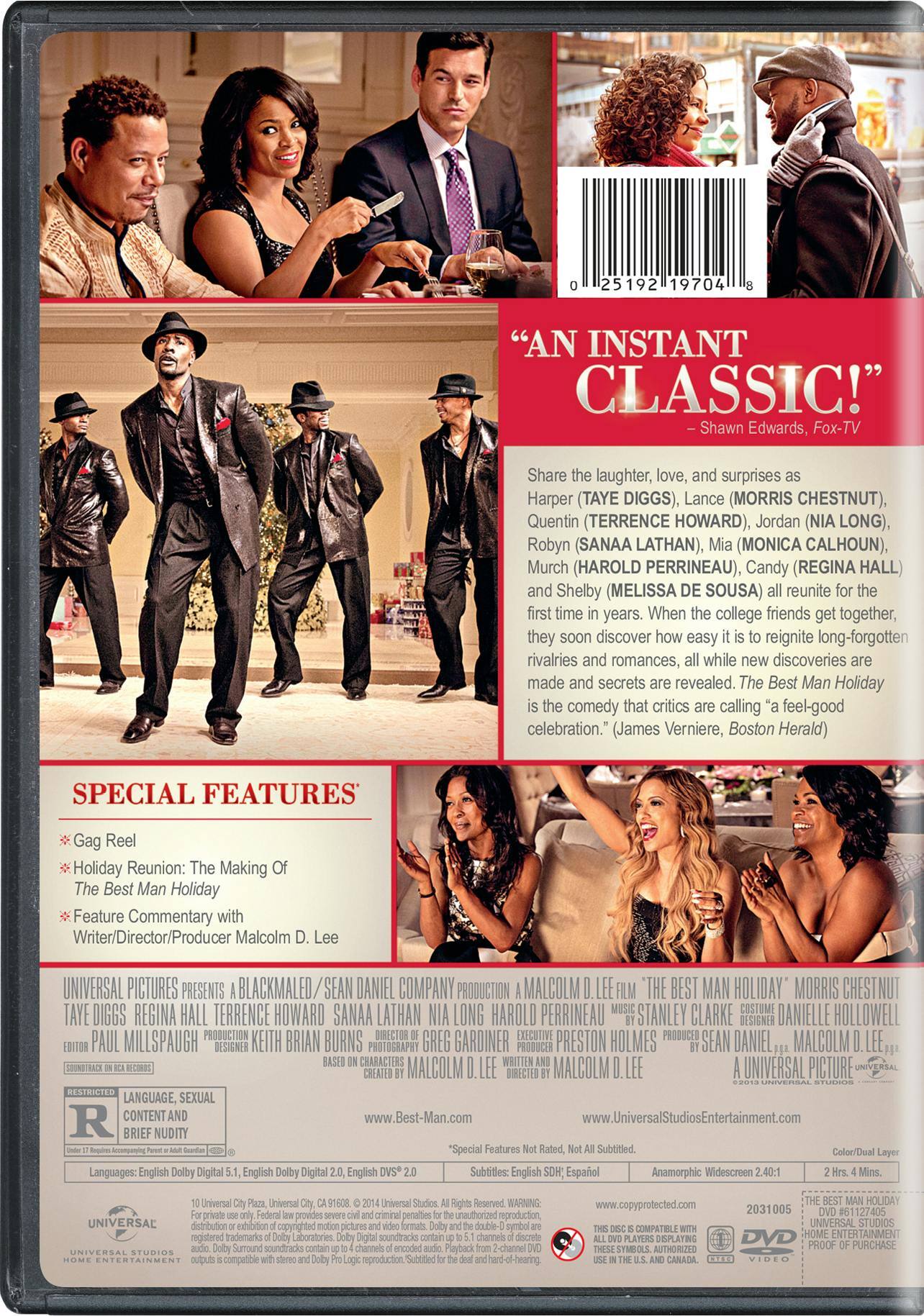 Angle. The Best Man Holiday [DVD].