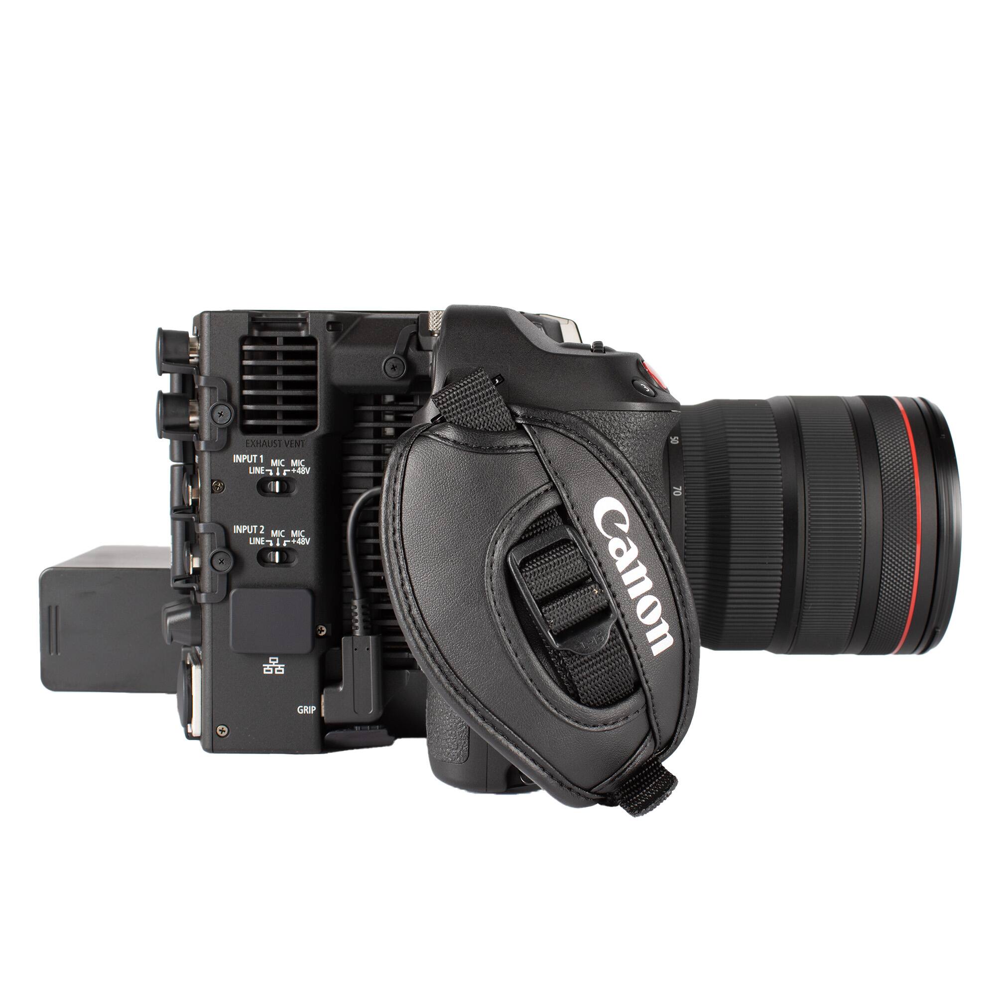 EXHAUS VENT  
INPUT 1 MIC MIC LINE -48V  
INPUT 2 MIC MIC LINE -48V  
GRIP  
Canon
