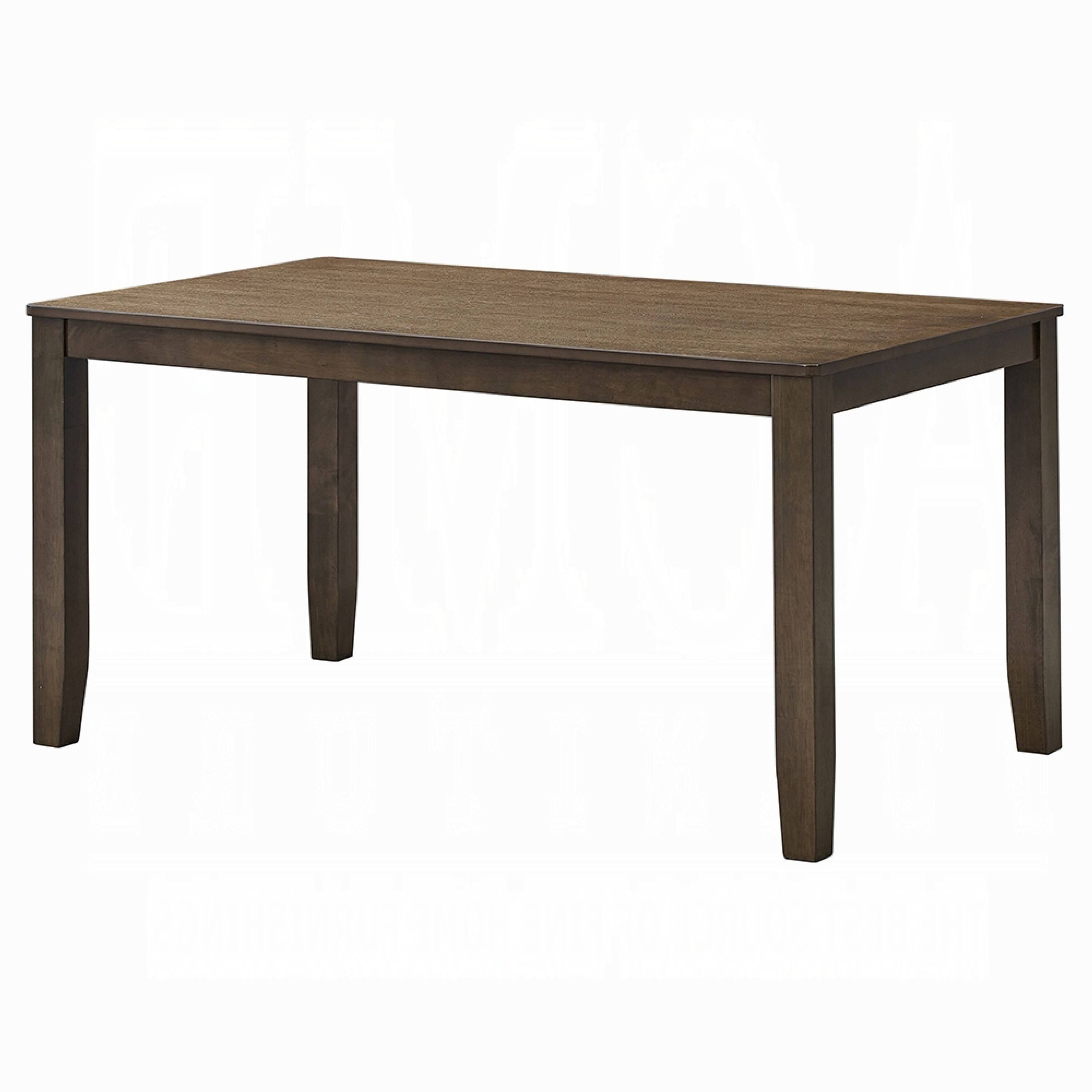 Alt View 2. Manhattan Lane - Dexy Dining Table, 59 Inch Rectangular Top, Farmhouse Walnut Brown - Walnut Brown.