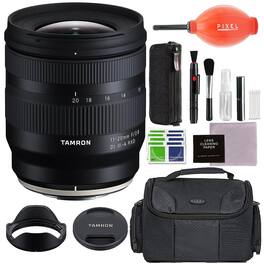 Tamron - 11-20MM F/2.8 DI III-A RXD for Fujifilm X-Mount with Advanced Accessory and Travel Bundle | AFB060X-700 - Black