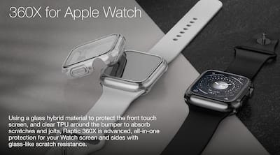 Raptic 360x for 41mm Apple Watch Clear 463546 - Best Buy Raptic 360x for 41mm Apple Watch Clear 463546 - Best Buy