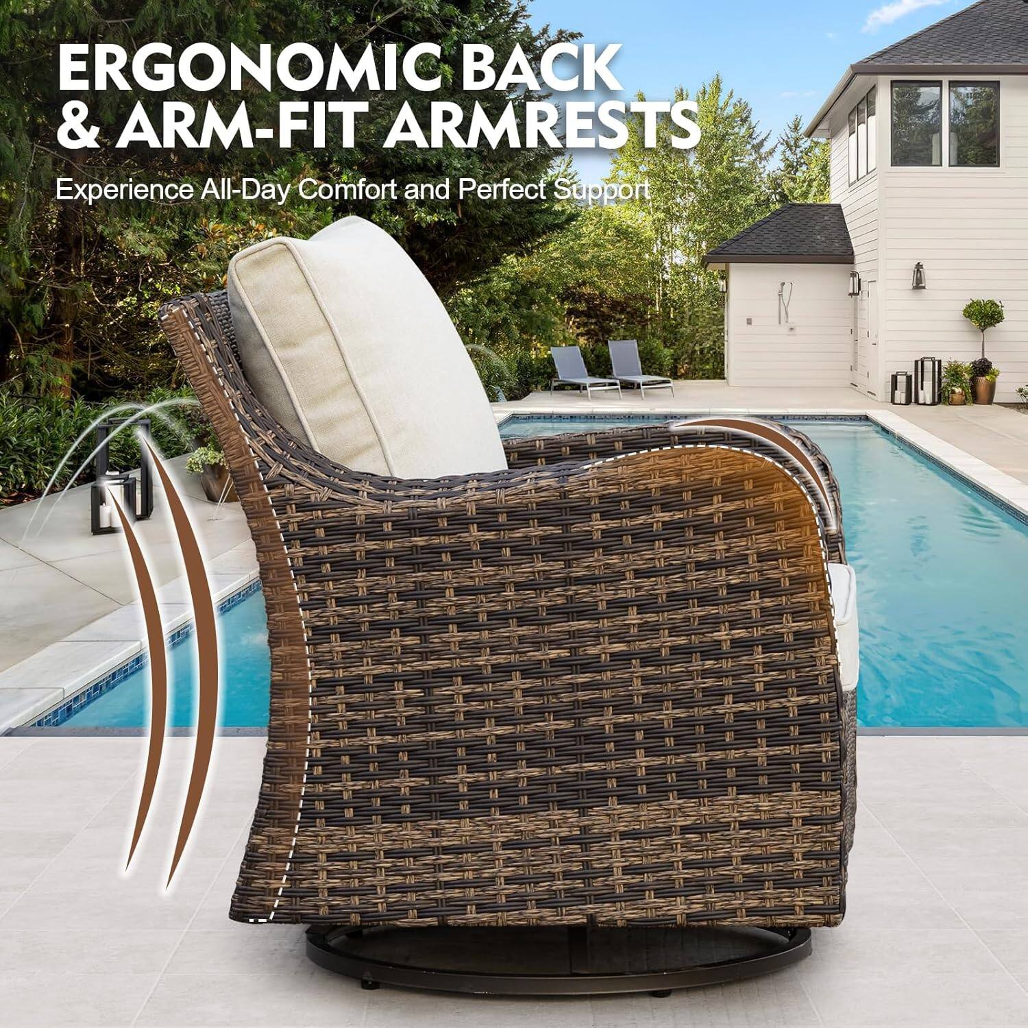 ERGONOMIC BACK & ARM-FIT ARMRESTS  
Experience All-Day Comfort and Perfect Support
