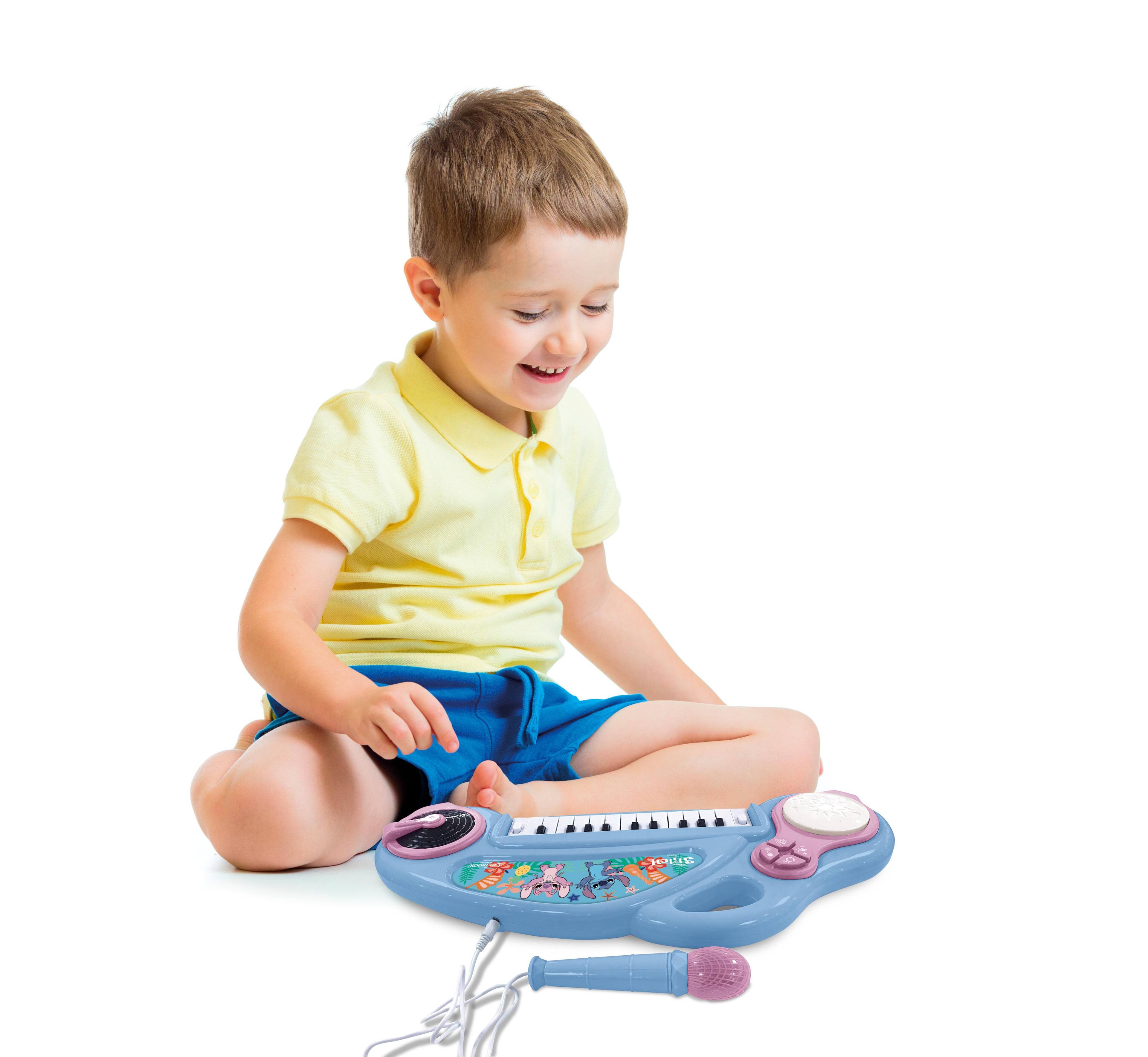 Alt View 10. Lexibook - Stitch fun Electronic Keyboard with lights.