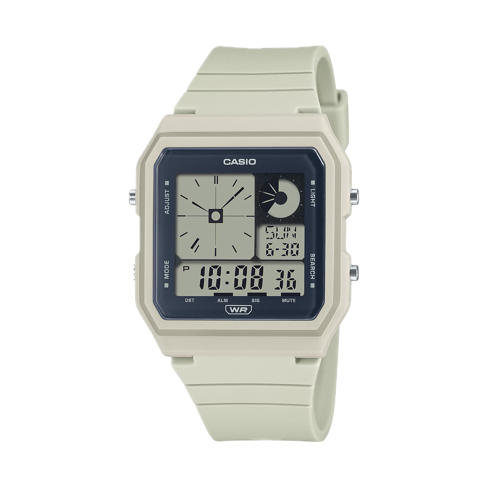 Casio - Women's Digital Sport Watch with Beige Case - LF-20W-8ACF - Light Gray price history on PriceWatchPro