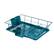 Left. Sweet Home Collection - Steel 3-Piece Large Countertop Dish Drainer with Drain Board & Utensil Holder - Teal.