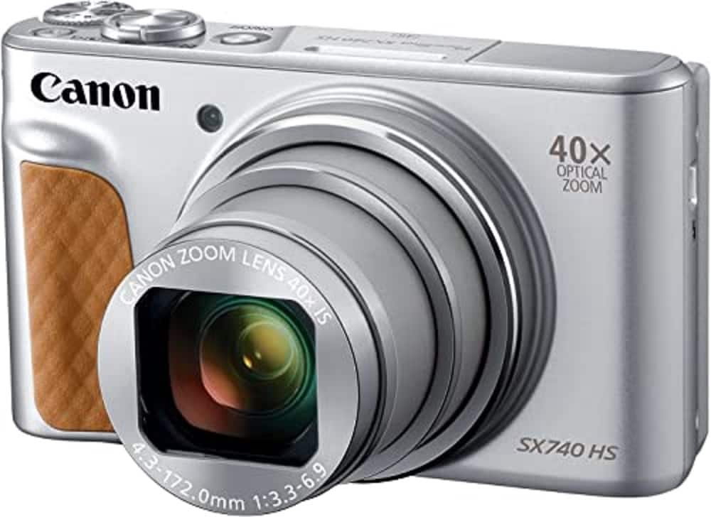 Canon - PowerShot SX740 HS Digital Camera (Silver) - 2956C001