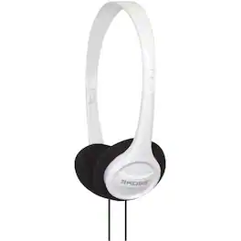 Koss - KPH7W Headphone - Stereo - Wired - Over-the-head - Binaural - White