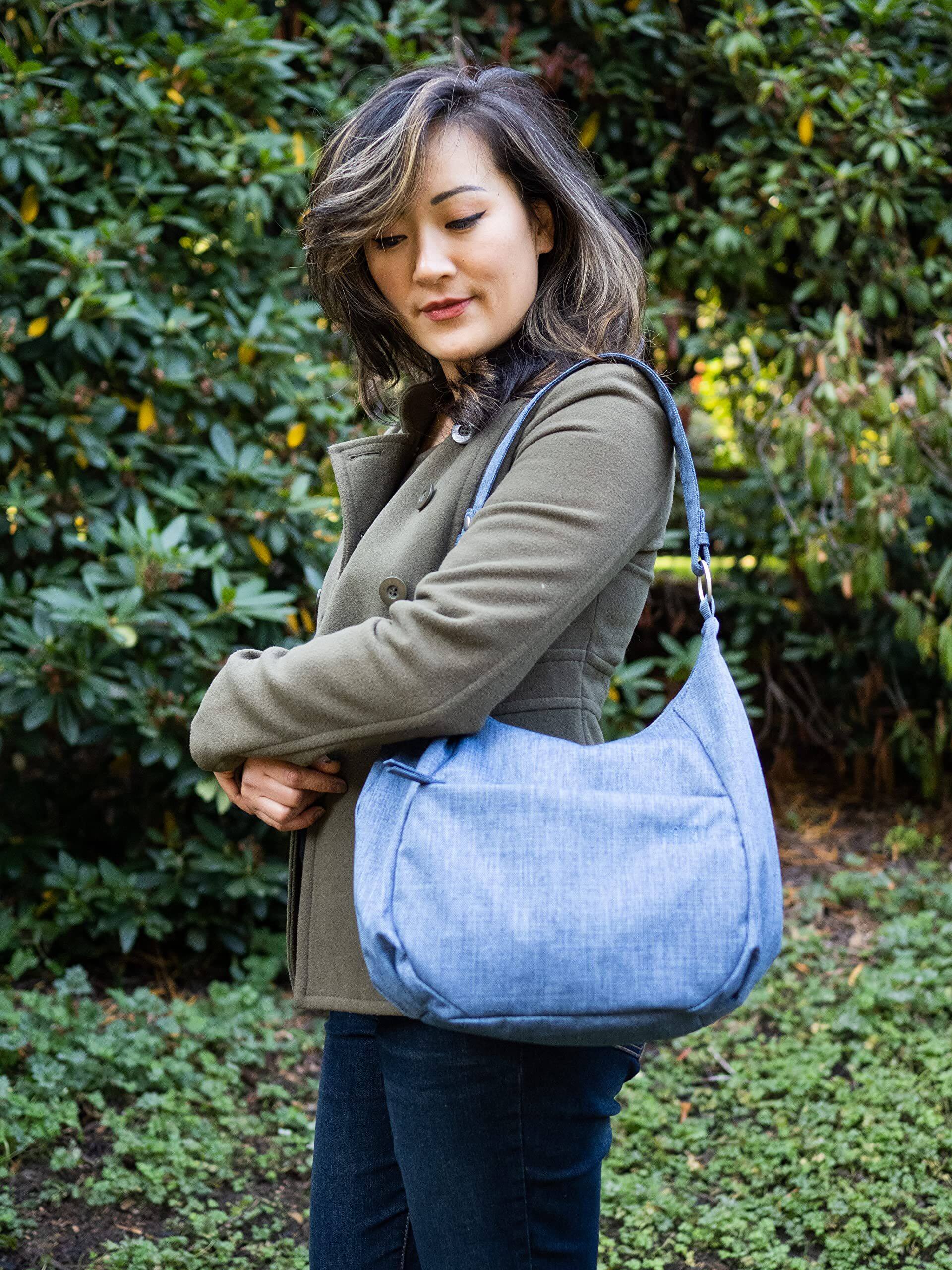 Alt View 1. Haiku - Haiku Amble Hobo Bag - River Rock.