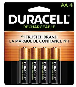 Duracell - Rechargeable AA Batteries (4-Pack)