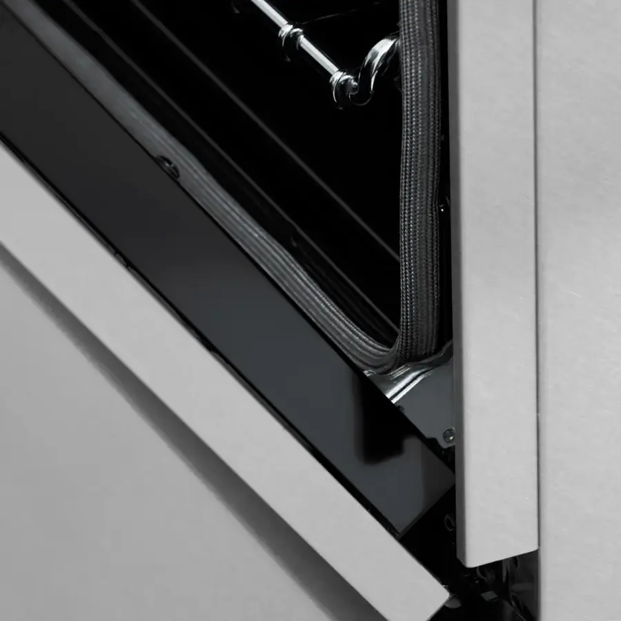 Alt View 6. ZLINE - ZLINE 36 in. Legacy Dual Fuel Range w/ 6 Burners & Oven in Satin Stainless Steel (RAS-SN-36) - Stainless Steel.