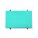 Front. Floortex - Glass Magnetic Grid Board 24" x 36" - Teal.