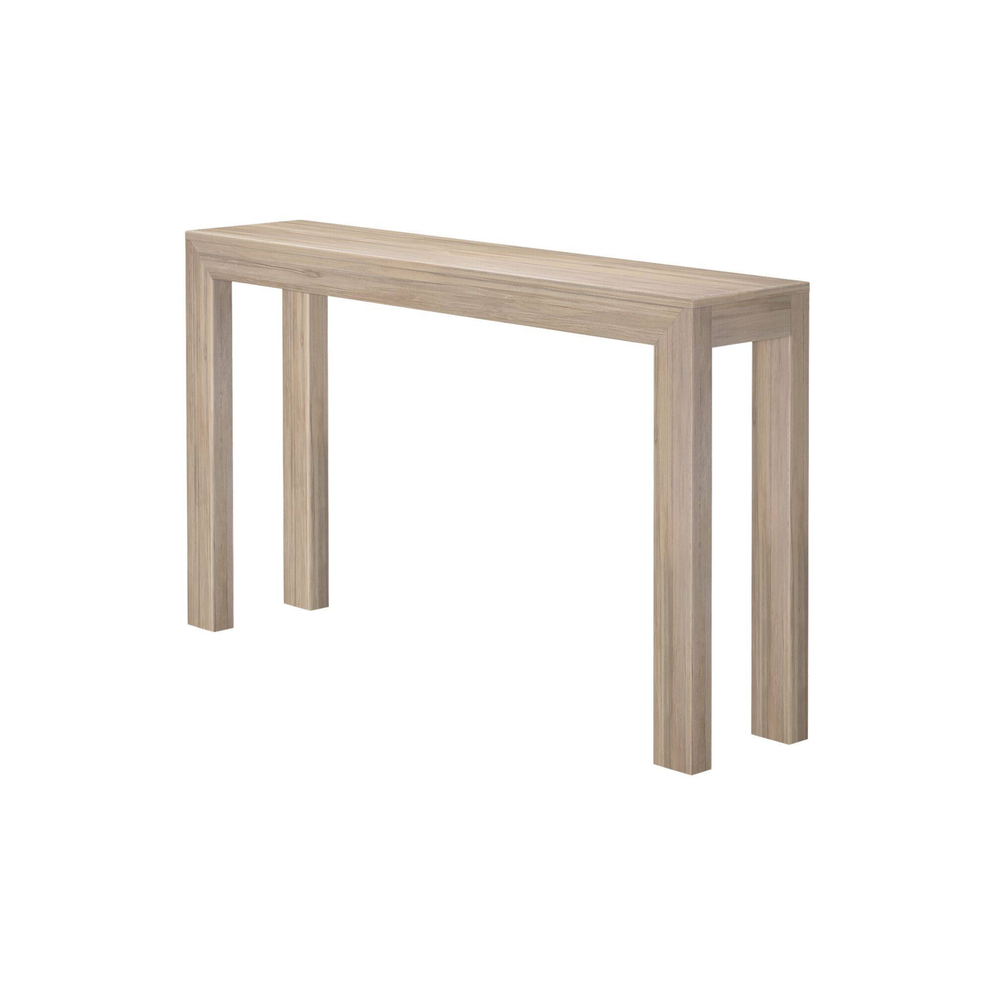 Alt View 2. Plank+Beam - Modern Console Table (56in / 1420mm), Blonde - Blonde.