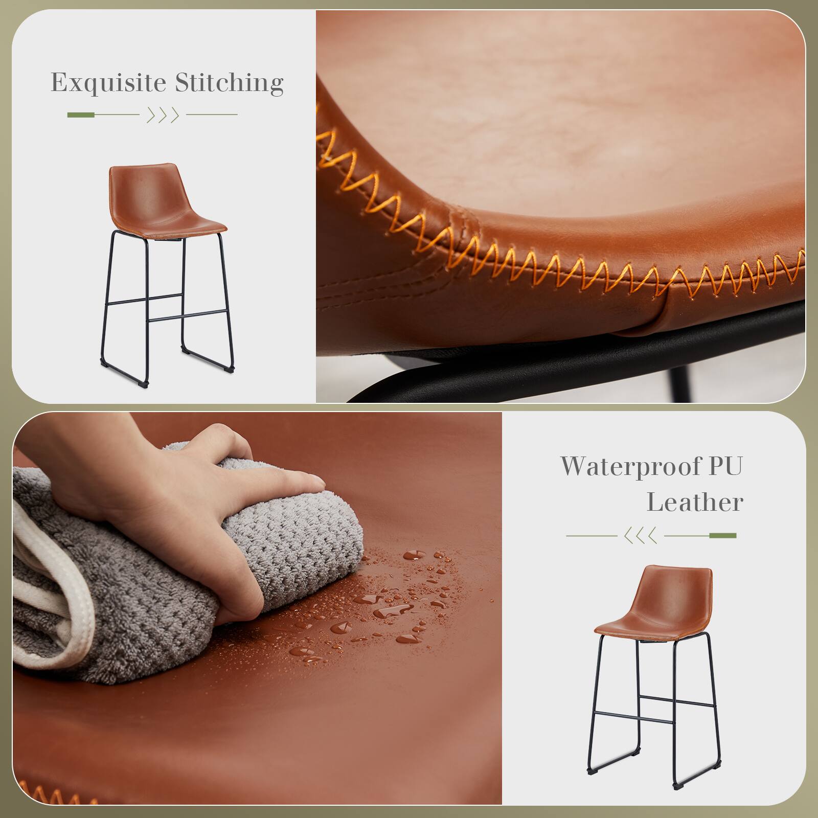 Exquisite Stitching

Waterproof PU Leather