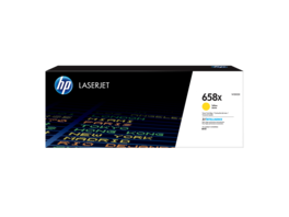 HP - 658X High Yield Yellow Original LaserJet Toner Cartridge, ~28,000 pages,