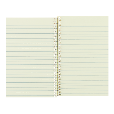 Alt View 1. Rediform - Board Cover 1-Subject Notebooks, 5" x 7.75", Narrow Ruled, 80 Sheets - Brown.