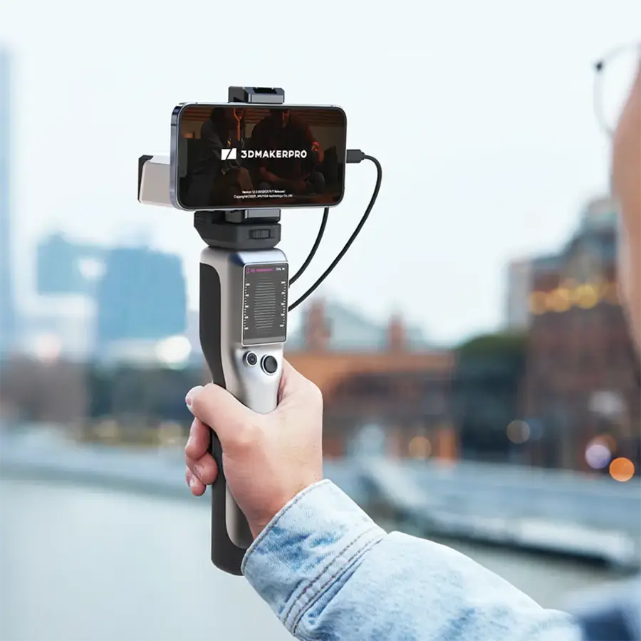 SEAL 3D Makerpro 3Dスキャナ テーブル付 3DMakerpro Seal 3D Handheld Scanner, Visual Tracking, 0.01mm