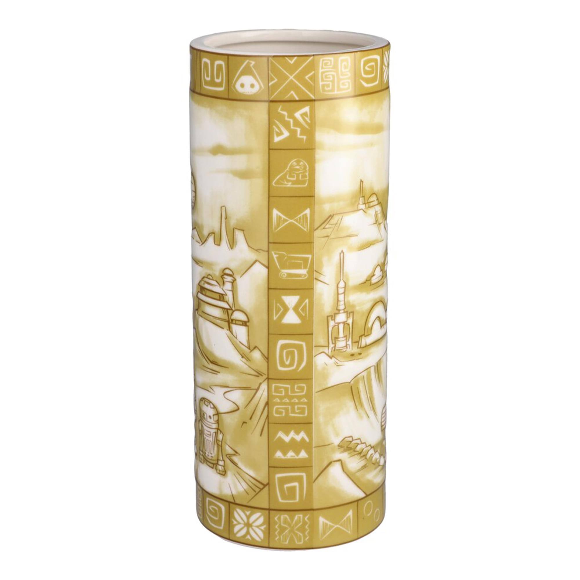 Alt View 2. Star Wars - Geeki Tiki Star Wars Tatooine Scenic 24 Ounce Ceramic Tiki Mug - Yellow.