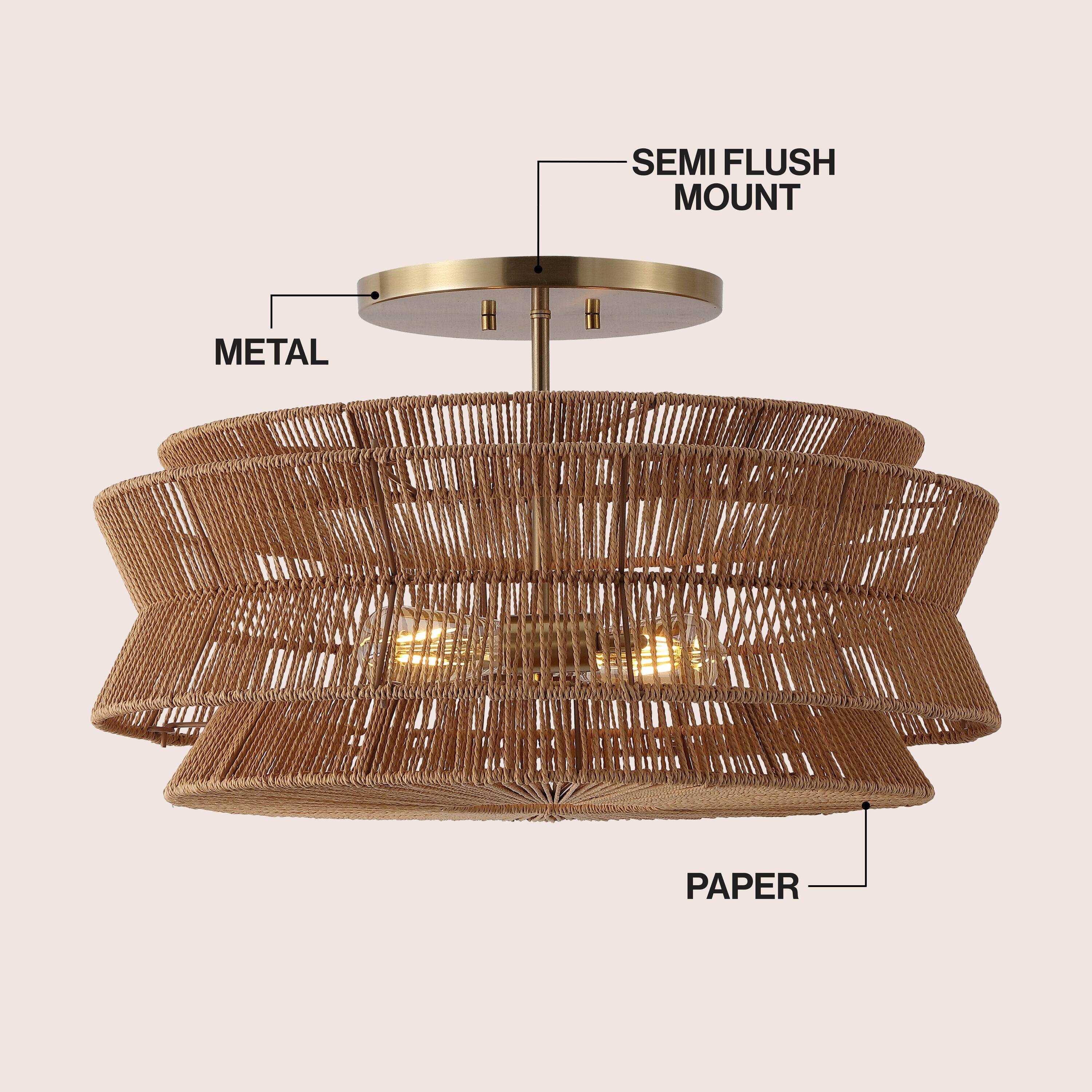 SEMI FLUSH MOUNT  
METAL  
PAPER