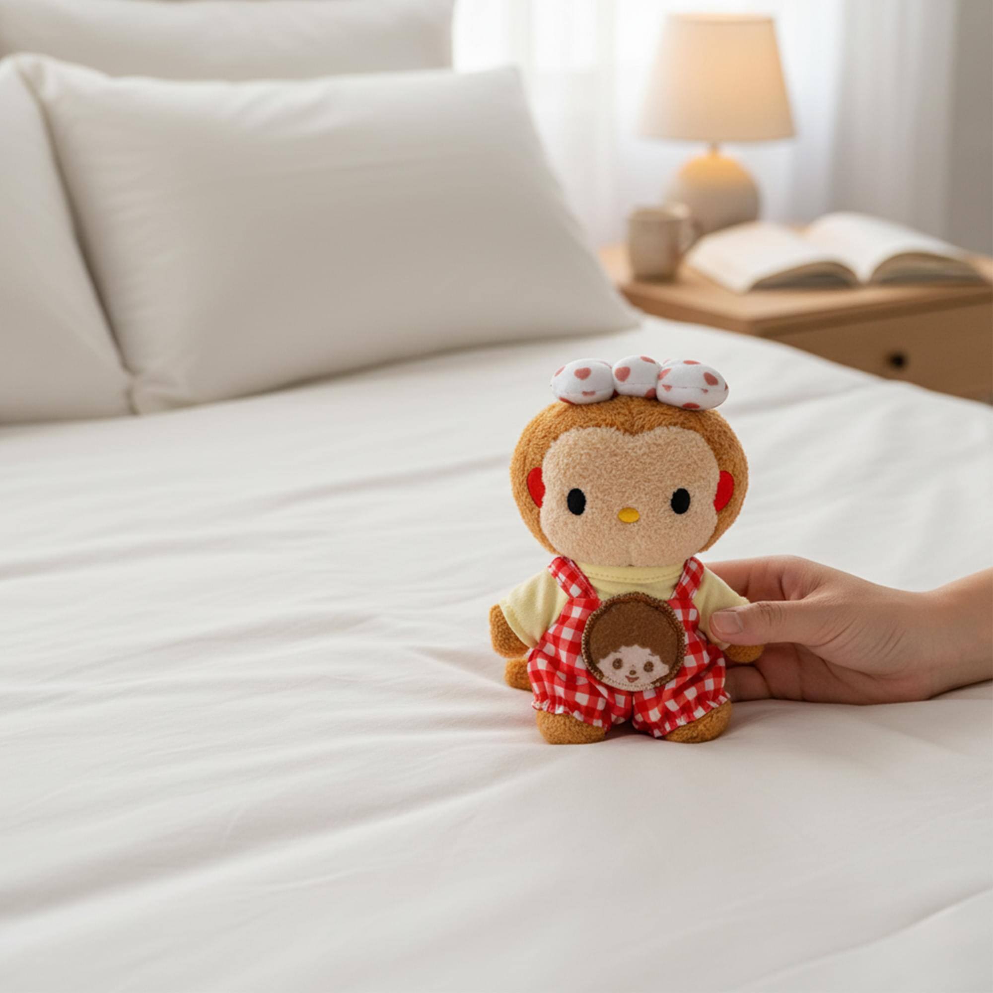 Alt View 4. Sumikkogurashi - Monchhichi X Hello Kitty 5 Inch Tammy Plush - Multi-Colored.