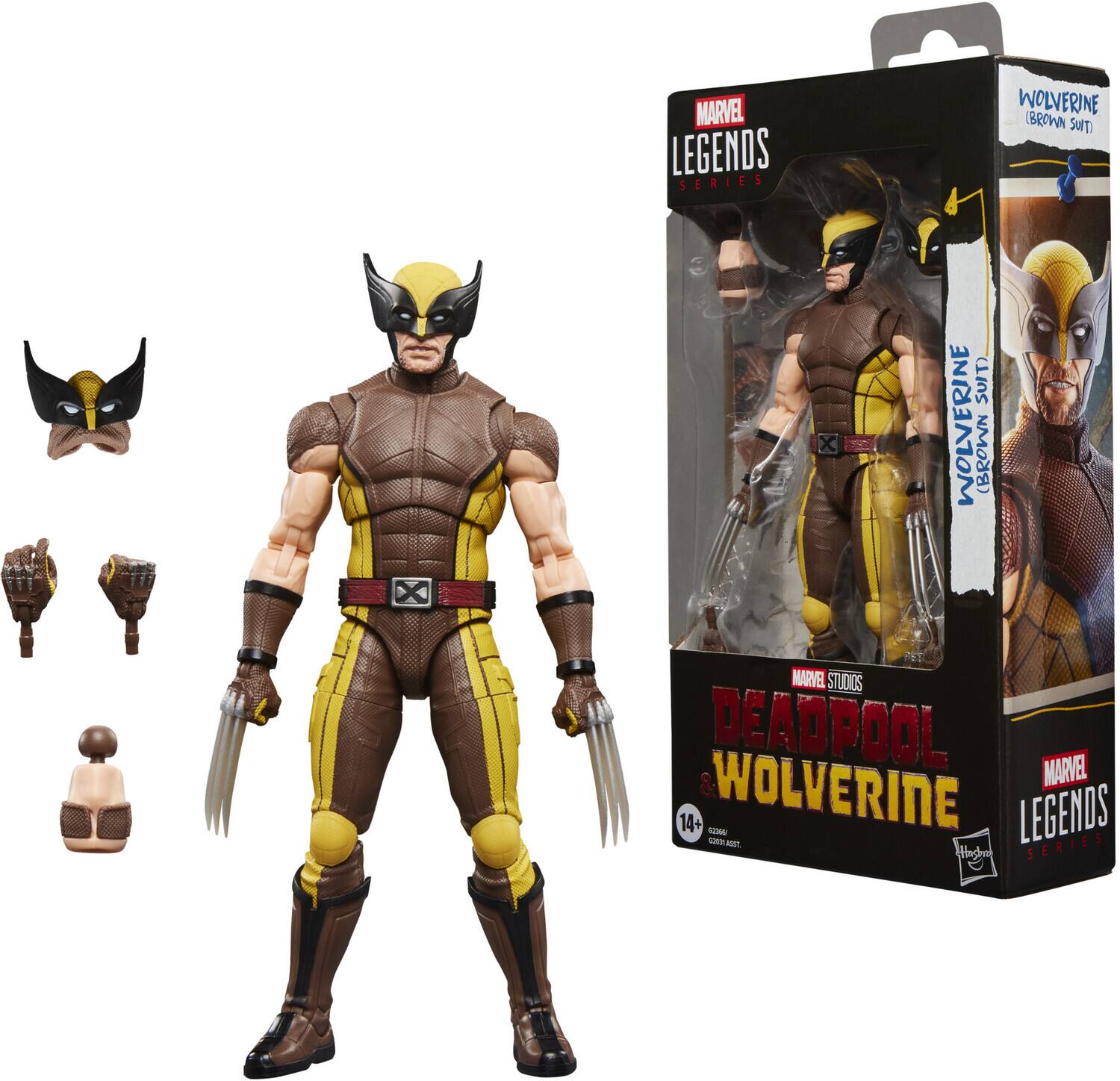 Hasbro Collectibles - Deadpool & Wolverine - Marvel Legends - Wolverine (Brown Suit) Action Figure - COLLECTIBLES