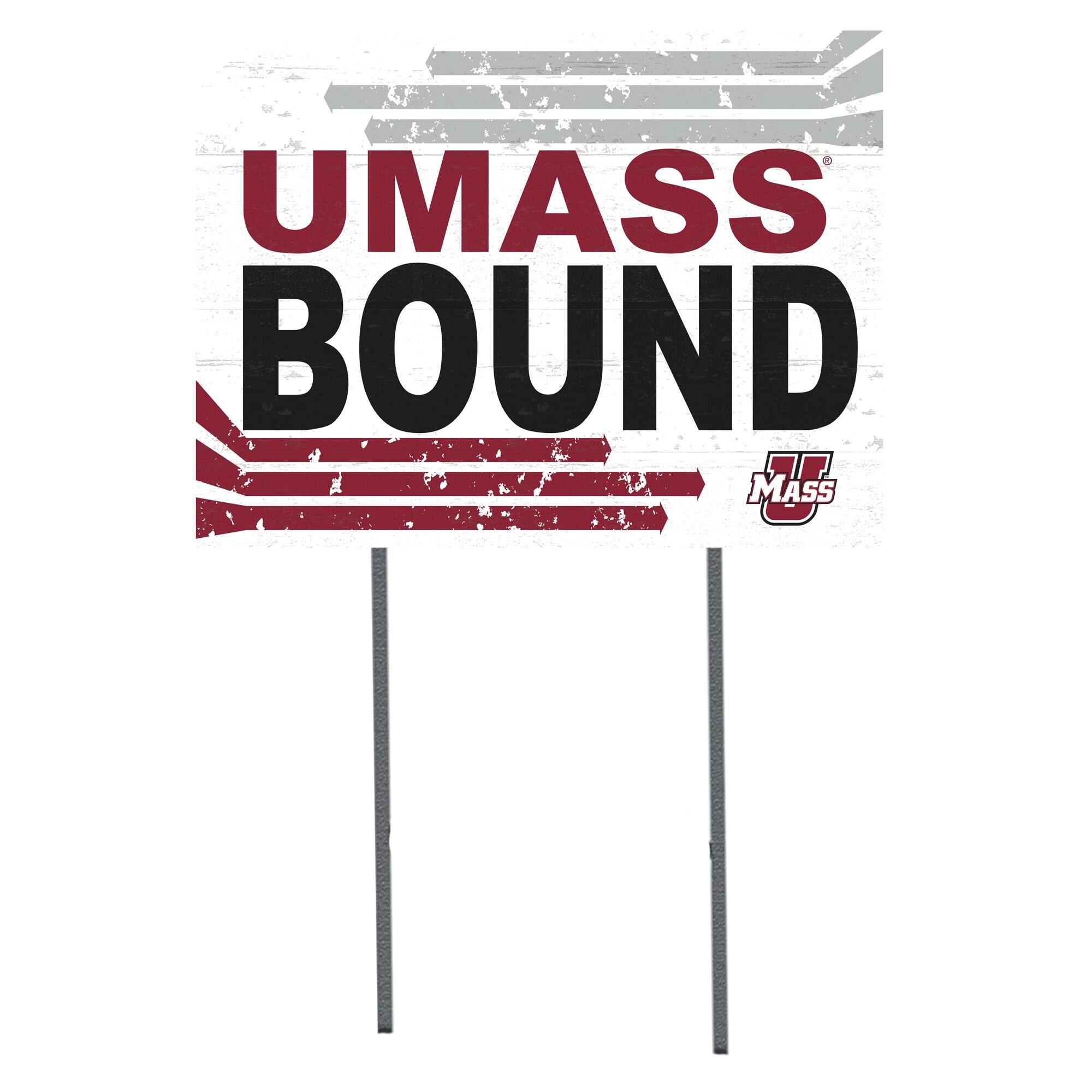 UMass Minutemen 18" x 24" Team Yard Sign