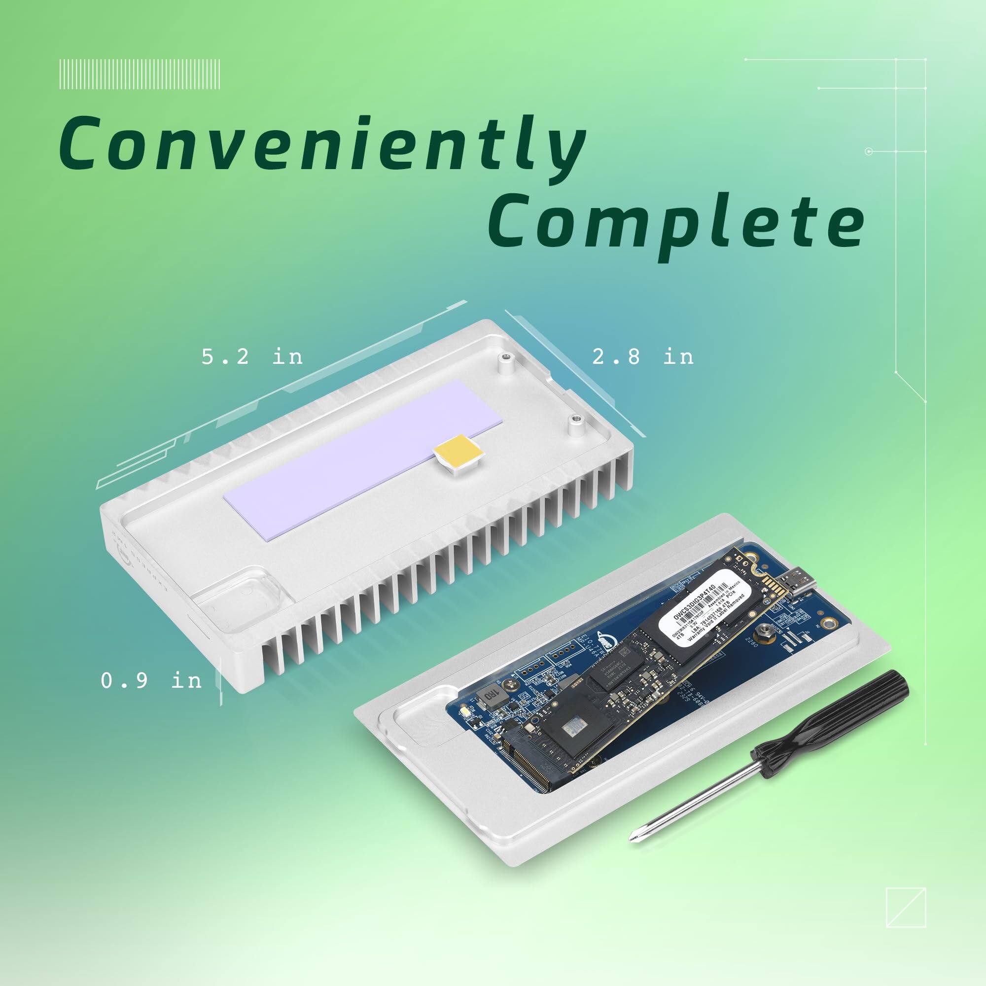 Conveniently Complete

5.2 in  
2.8 in  
0.9 in