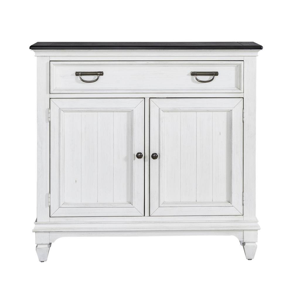 Front. Liberty Furniture Industries - 42 Inch Accent Hall Console Cottage White - White.