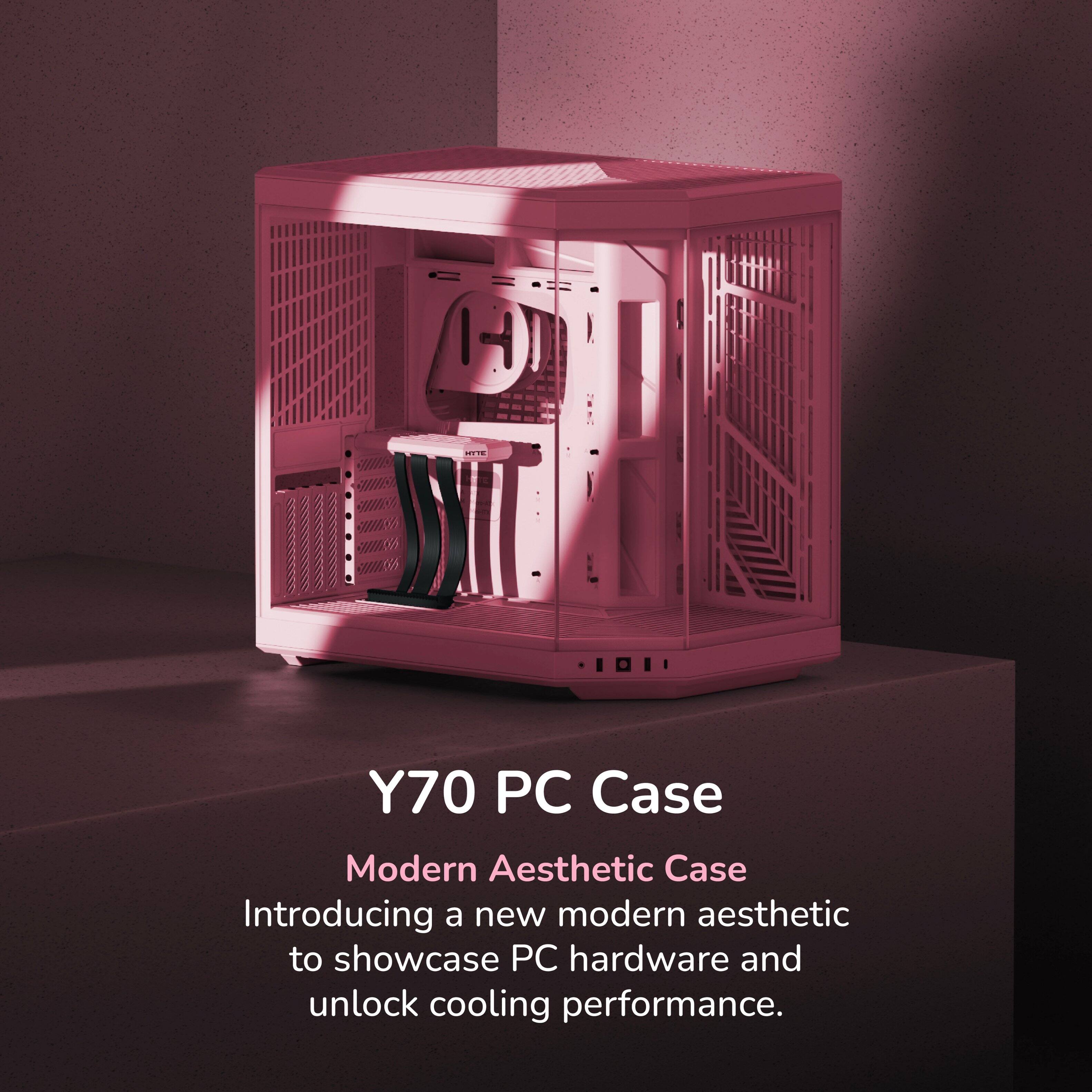 Y70 PC Case

Modern Aesthetic Case

Introducing a new modern aesthetic to showcase PC hardware and unlock cooling performance.