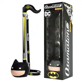 Otamatone - Synthesizer Music Toy Instrument with DC Batman Characters Deluxe Size Licensed English Manual - Batman