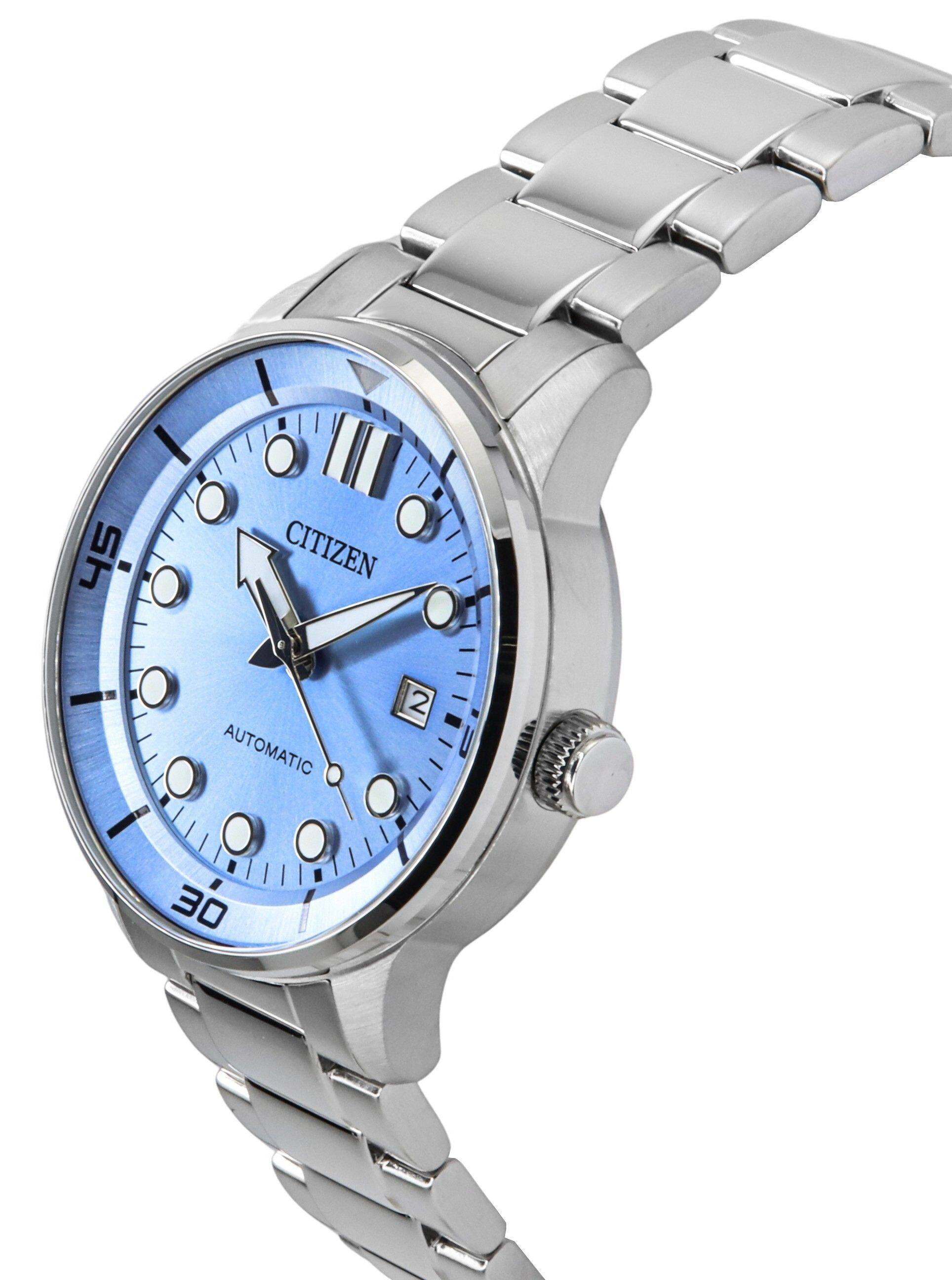 Citizen Stainless Steel Dial Automatic NJ0191 83A 100M Men's Watch