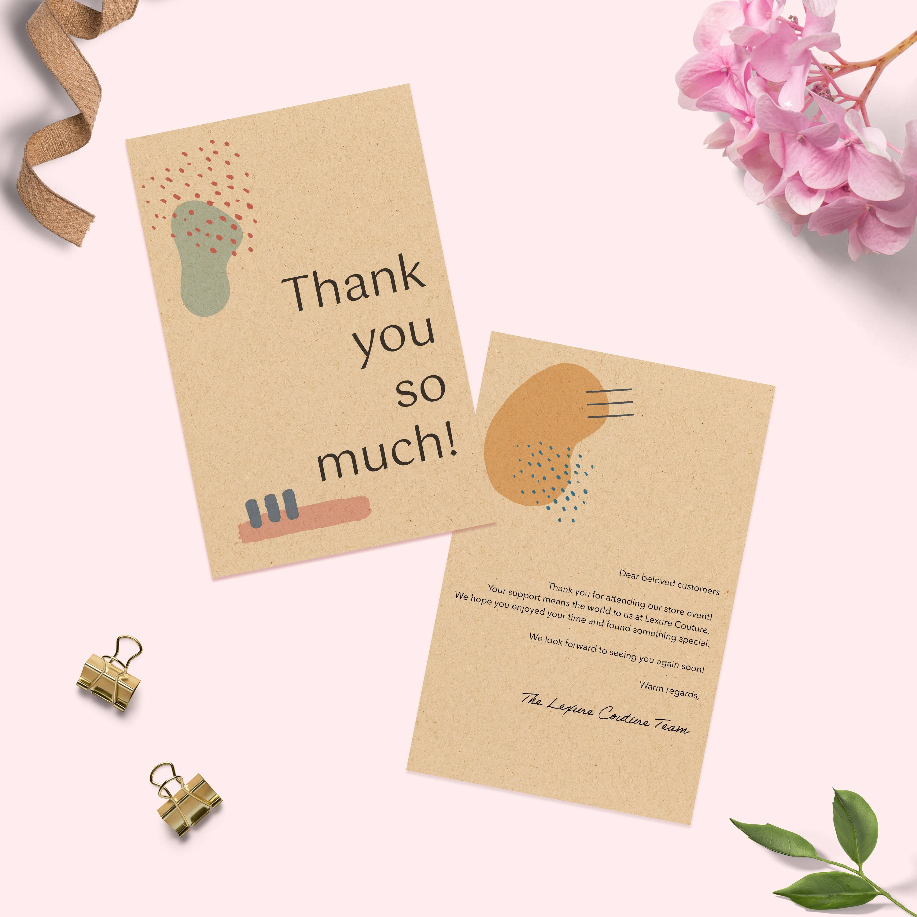 Thank you so much!

Dear beloved customers,

Thank you for attending our store event! Your support means the world to us, and we hope you enjoyed your time and found something special at Lexure Couture. We look forward to seeing you again soon!

Warm regards,

The Lexine Cortine Team