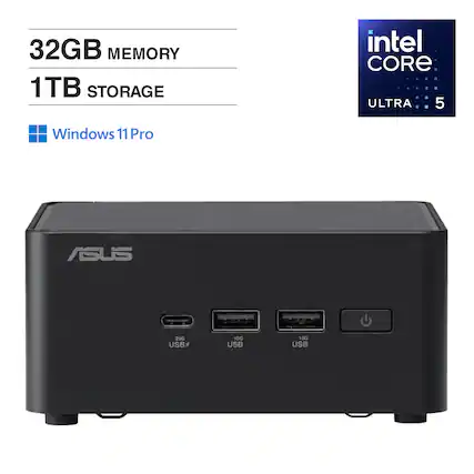 32GB MEMORY
1TB STORAGE
Windows 11 Pro
Intel Core Ultra 5
ASUS
20G USB
10G USB
10G USB