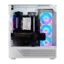 Left. iBUYPOWER - iBUYPOWER - Element White Gaming Desktop PC - AMD Ryzen 7 8700F, NVIDIA GeForce RTX 5060 8GB, 16GB DDR5 RGB,1TB NVMe - White.