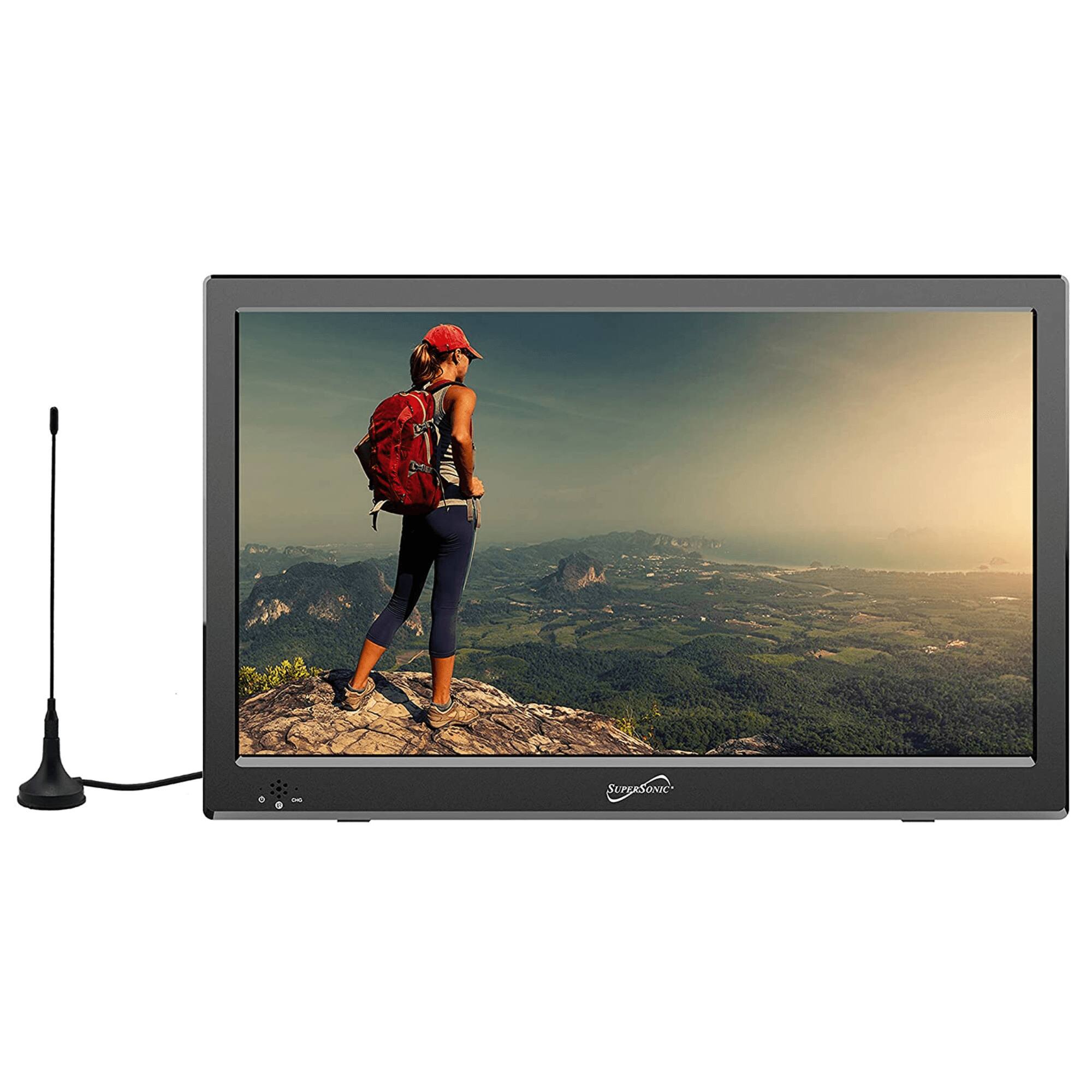 Alt View 2. Supersonic - 13" Portable Digital LED TV with USB, SD & HDMI Inputs and FM Radio - 12-Volt ACDC Compatible.