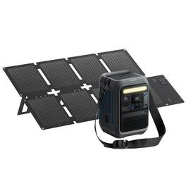 Anker - SOLIX C300X Solar Generator (288Wh) 2-in-1 Camping Power Pack (288 Wh Capacity)