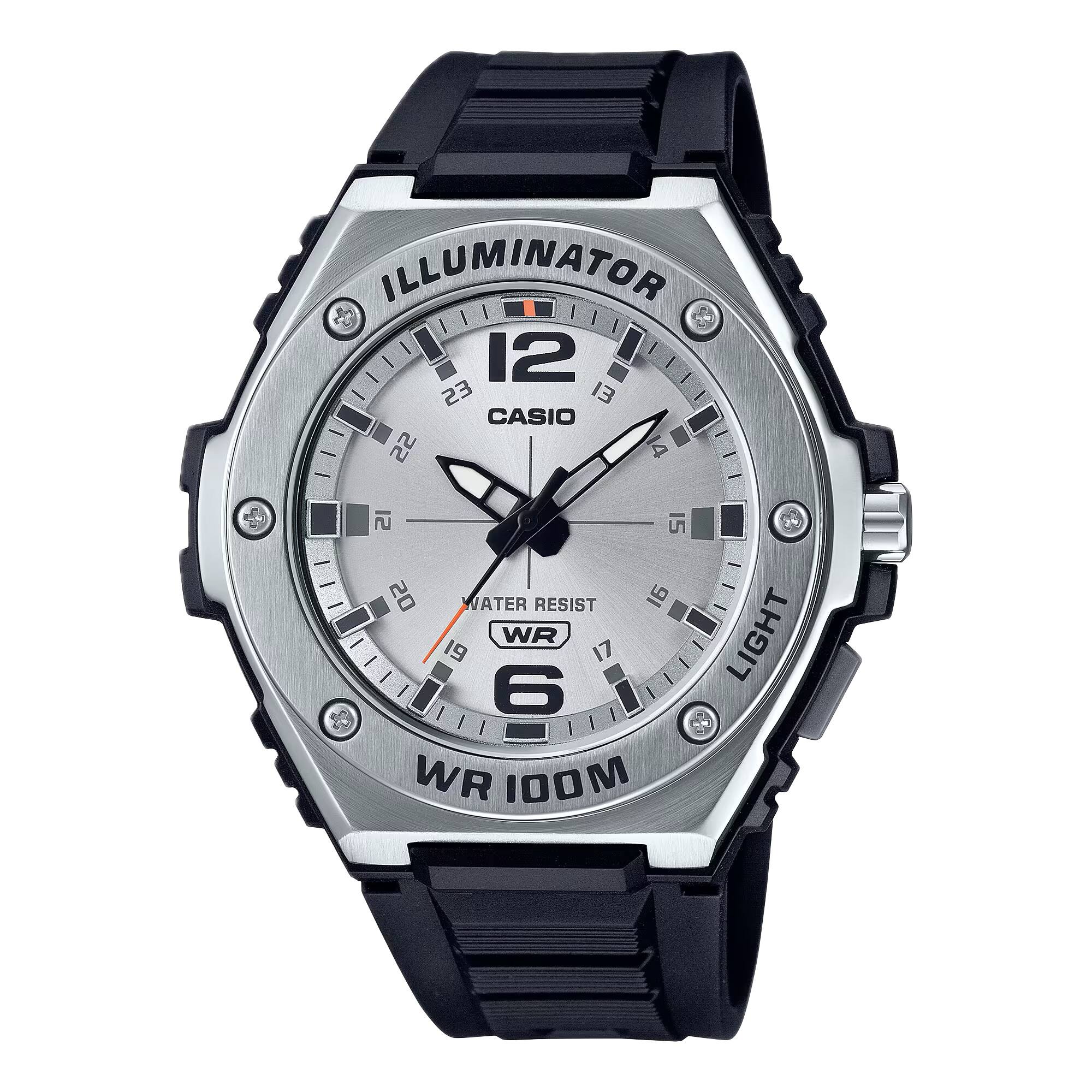 Casio - Men's Heavy-Duty Sport Watch with White Dial - MWA-100H-7AVCF - Black price history on PriceWatchPro