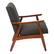 Left Zoom. OSP Home Furnishings - Davis Mid-Century Fabric Armchair - Klein Charcoal.